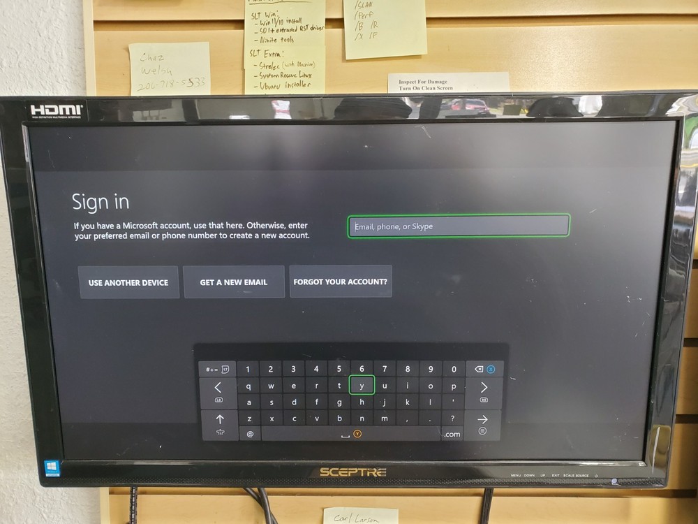 Microsoft Xbox One Console Gaming System Blue 1540 With Charger No Controller