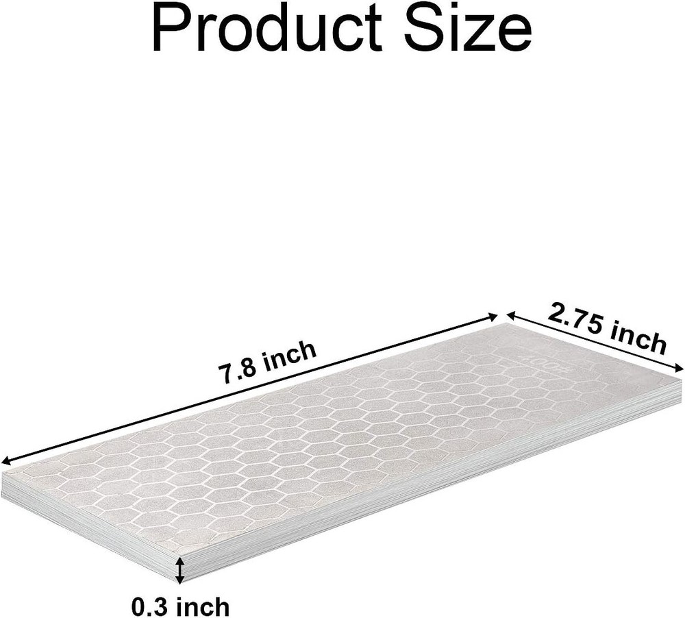 Compact Diamond Sharpening Plate - Coarse/Fine Grit for Effortless Tool Care
