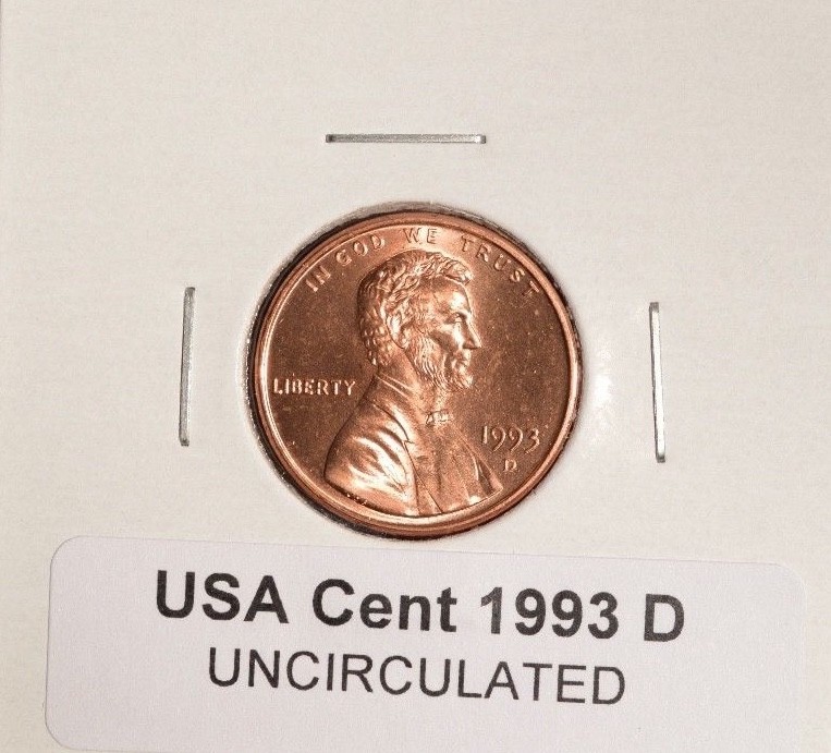 1993 D - USA Small Cent - UNCIRCULATED
