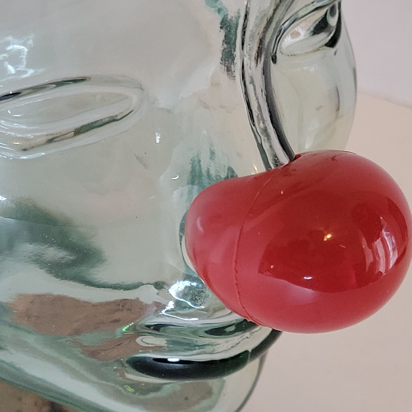 Rubber Clown Nose Red Rudolph Mcdonald Breathable Nose Holes Cosplay Costume NEW