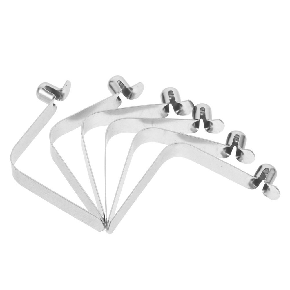 6pcs Spring Snap Button Clips For Kayak Paddle - Steel Tent Pole Push Button