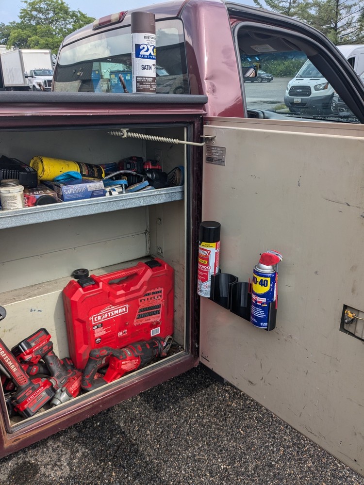 Spray Can Magnetic Holder for Tool Boxes & Service/ Utility Trucks