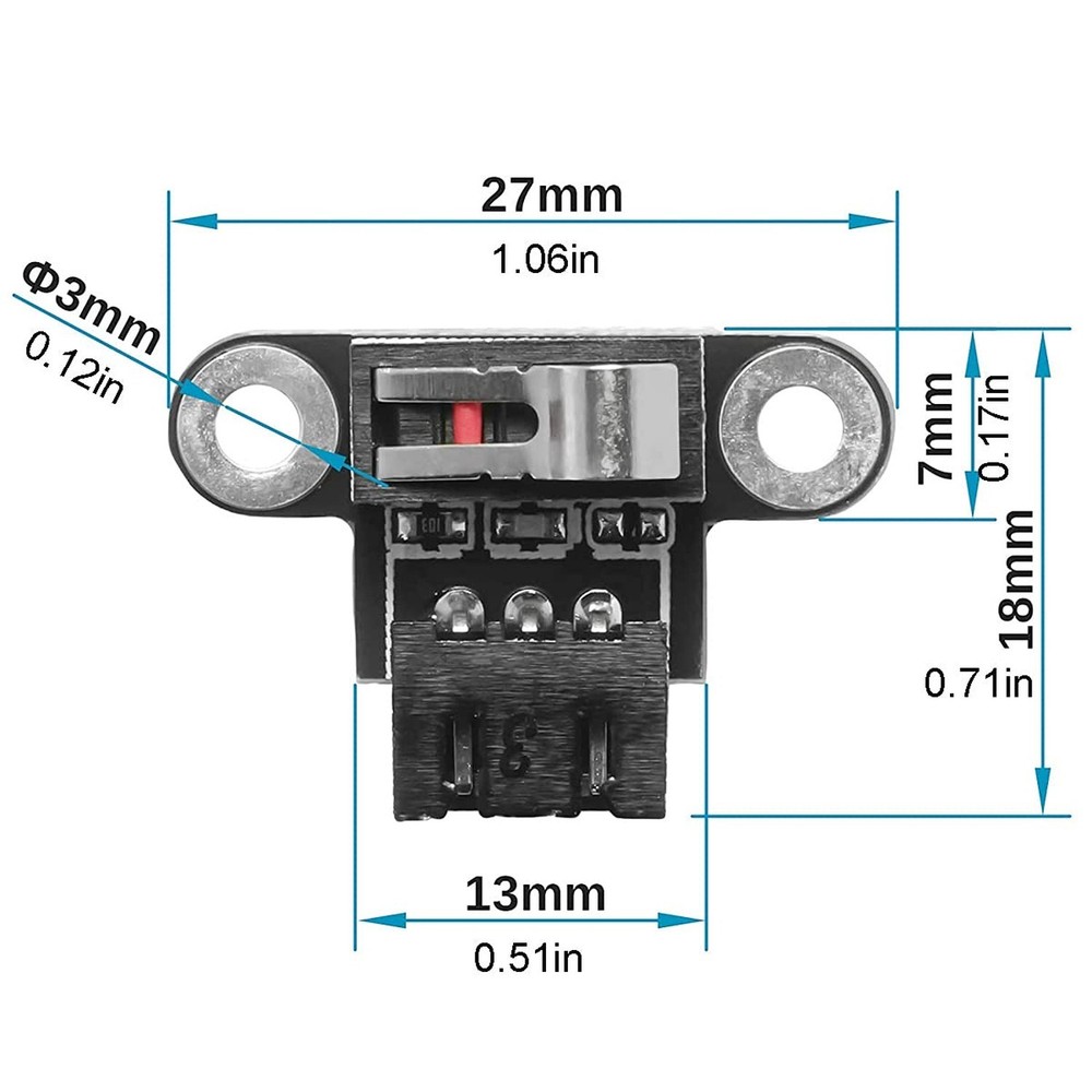 6 pcs Mechanical Limit Switch Module Vertical Type Endstop Switch Micro Limit...