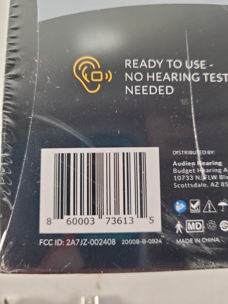 Audien Hearing ion Pro Rechargeable Bluetooth BTE Hearing Aids