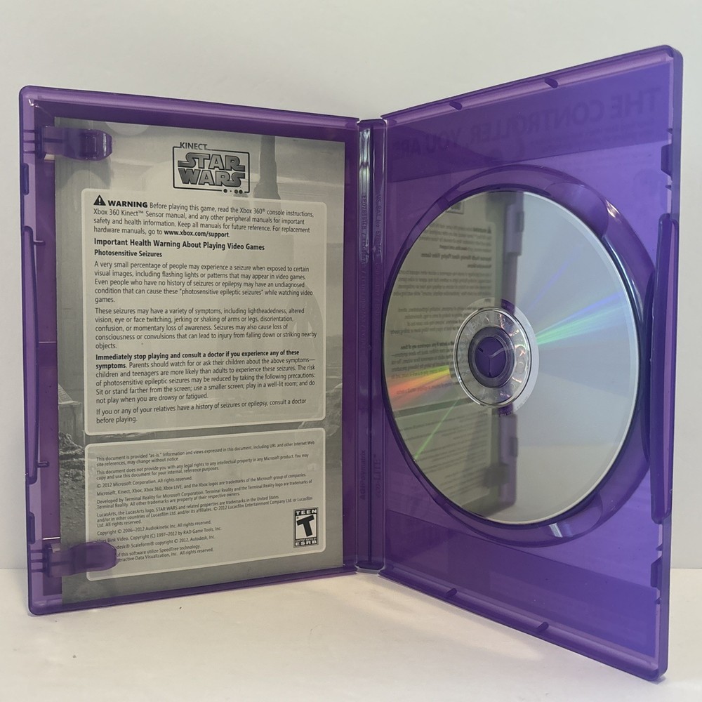 Microsoft Xbox 360 Kinect Motion Sensor Bar 1473 & 3 Games Bundle Tested& Works