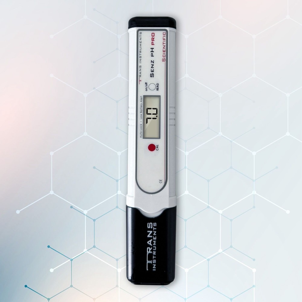 Trans Instruments Senz Pro pH Tester Kit, ±0.03 pH Accuracy