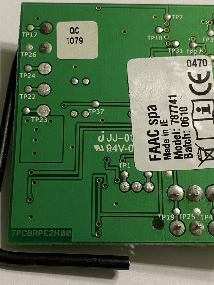 FAAC RPE433H Receiver Model 787741