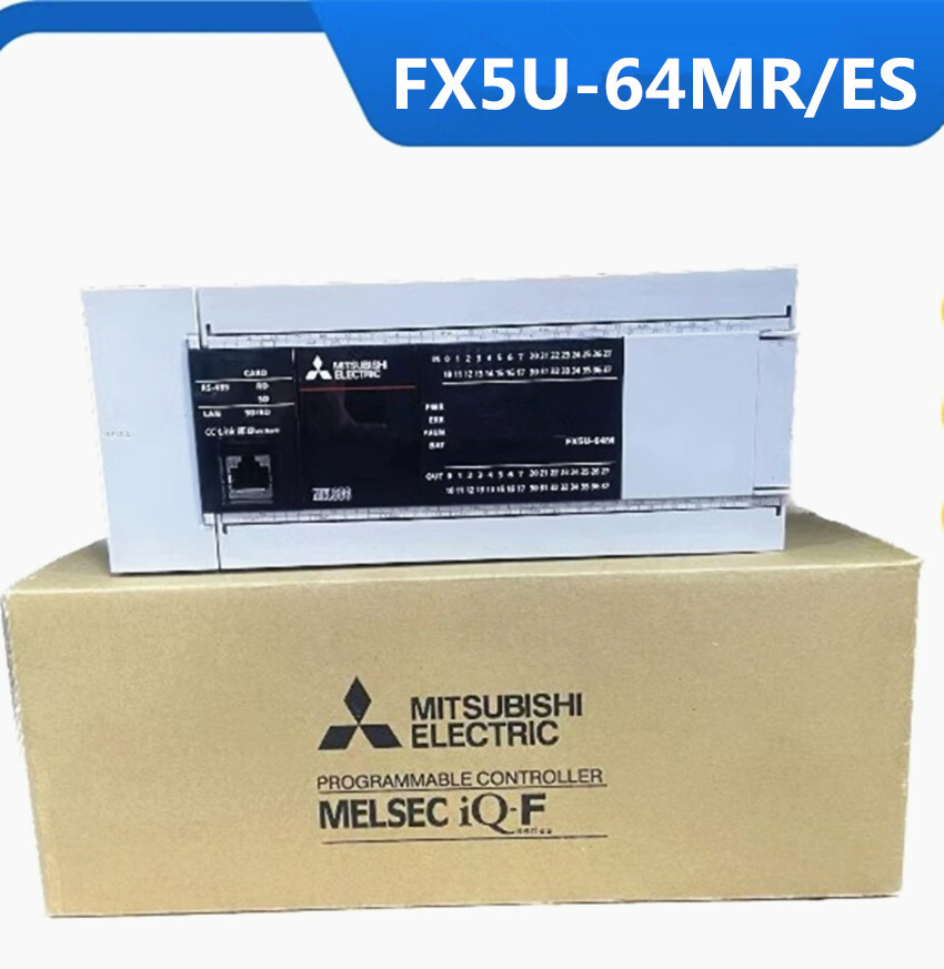 1pcs Mitsubishi PLC Module FX5U-64MR/ES