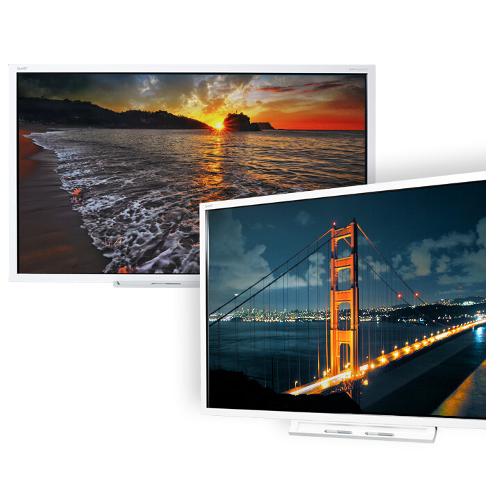 The SMART Board 4065 interactive flat panel (with mobile stand) **Warranty****