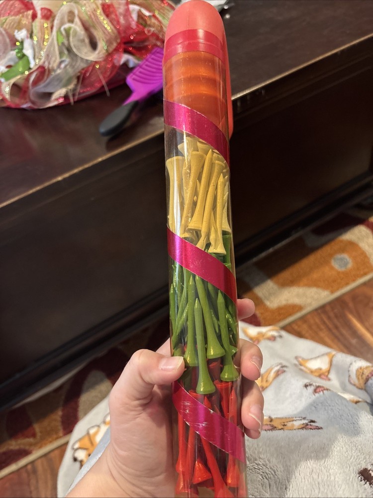 Candy Cane Golf Tees