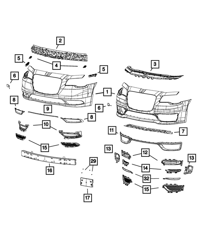Genuine Mopar Fog Lamp Bracket Right 68232196AB