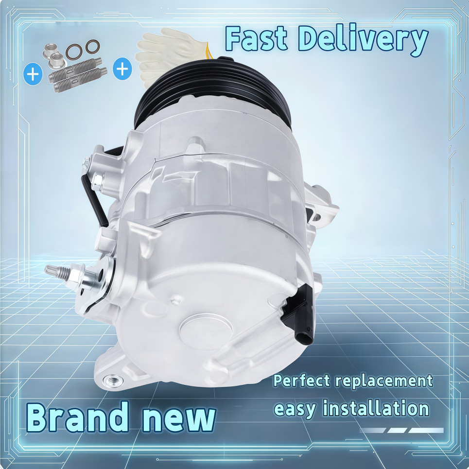 New A/C AC Compressor For 2014-2018 Chevy Silverado 1500 (4.3L / 5.3L / 6.2L)