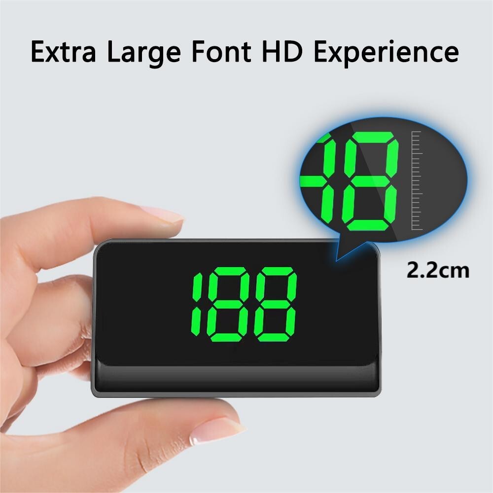 Car Head Up Display Digital Speedometer Windshield Projector KM/H