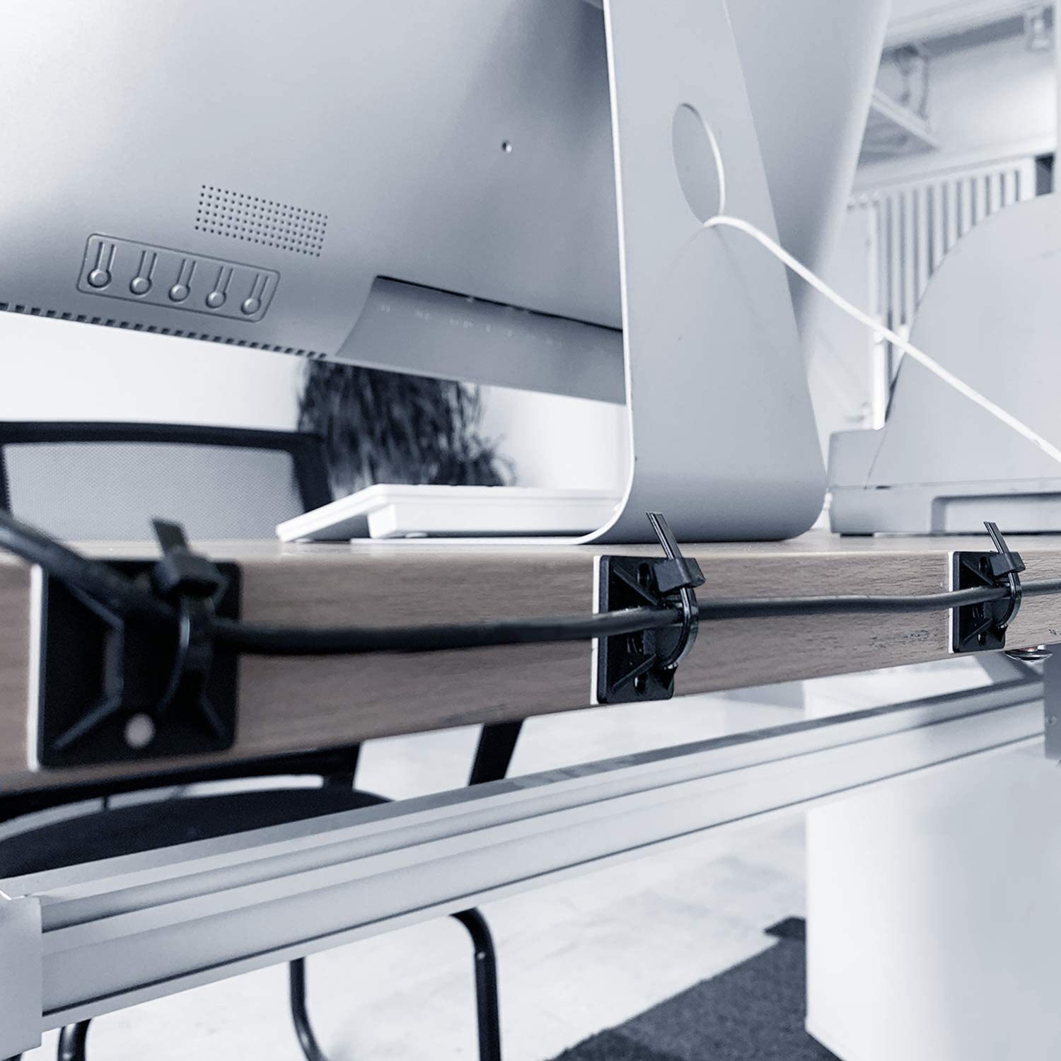 100PCS Metal Zip Ties Stainless Steel Heavy Duty Self-Locking Cable Ties Lock US