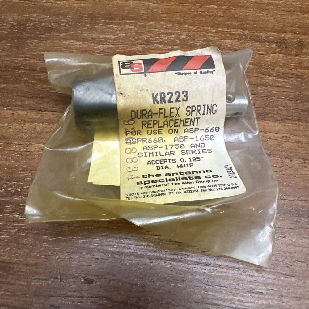 ANTENNA SPECIALIST KR-223 DURA FLEX SPRING REPLACEMENT