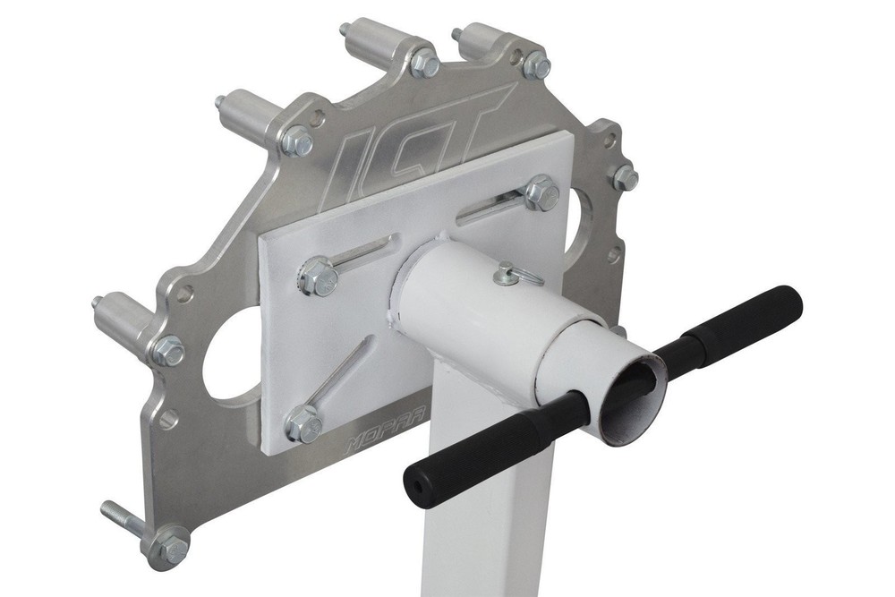 ICT Billet Engine Safe - Stand Adapter Plate Compatible with Mopar LA B RB...