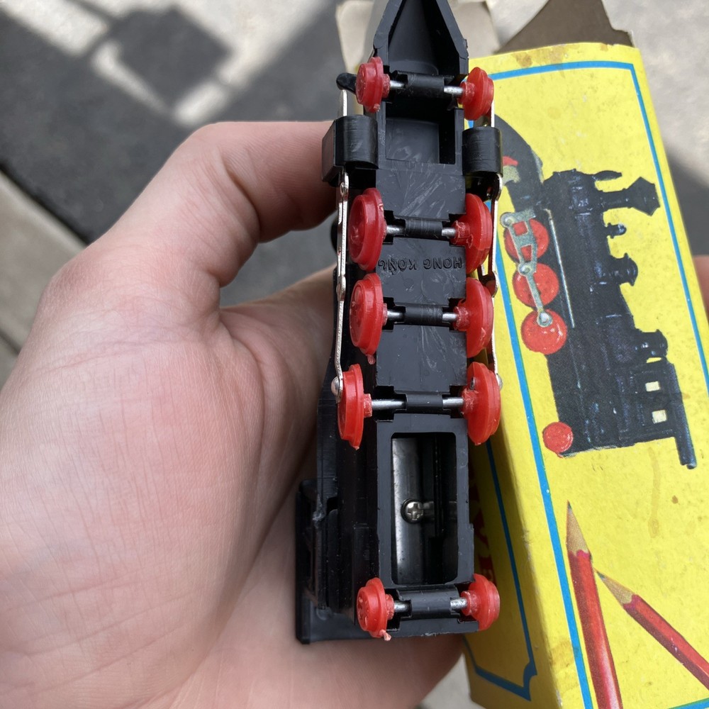1970s Pencil Sharpener Locomotive Pencil Sharpener Plastic B17