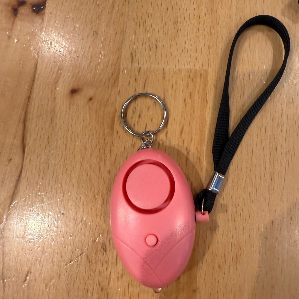 Personal Safety Alarm Keychain Loud Emergency Panic Button LED Light bundle (8)