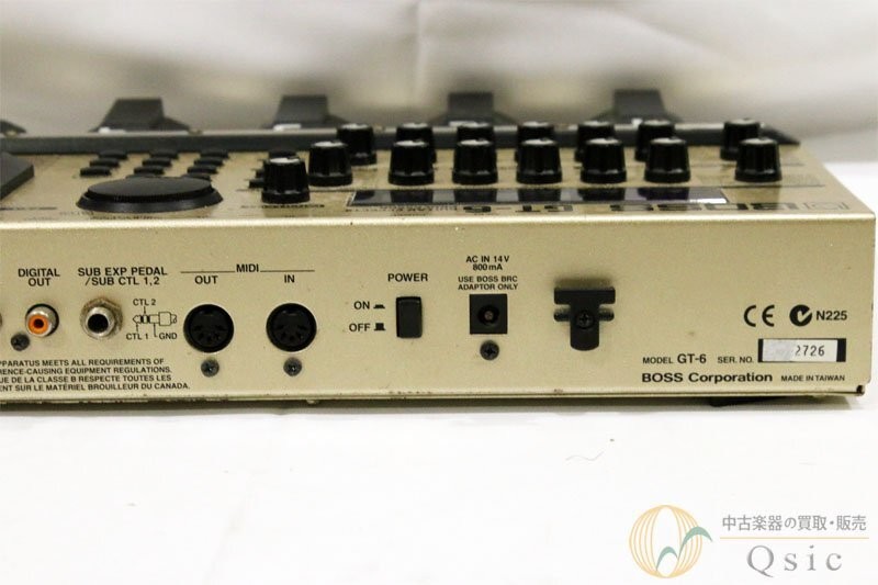 BOSS GT-6 Guitar Effects Processor Multi-Effects Unit COSM Used