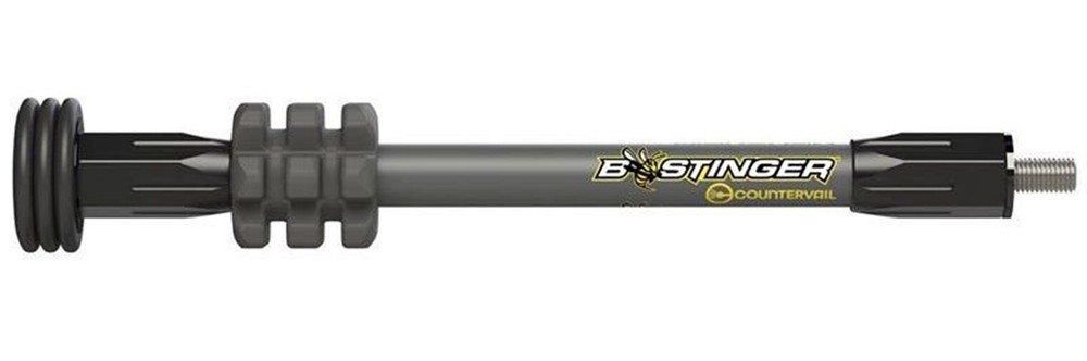 @NEW@ 2024 B-Stinger 6" MicroHex Stone Gray Stabilizer! bee compound bow MHX06GY