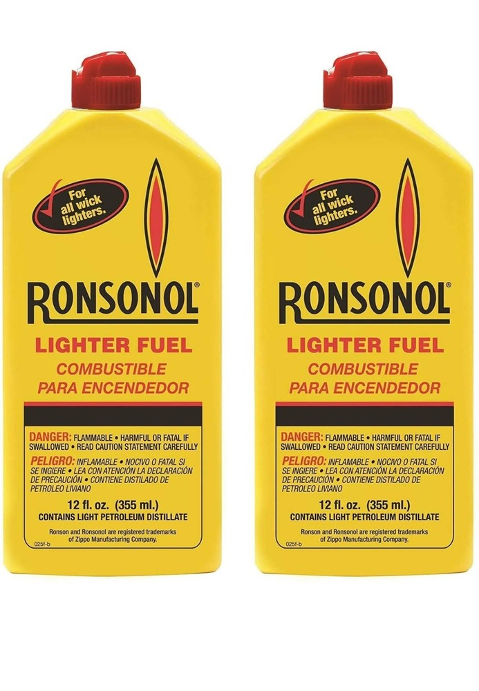Ronson Lighter Fuel Fluid 12 fl.oz 2 Can Value Pack