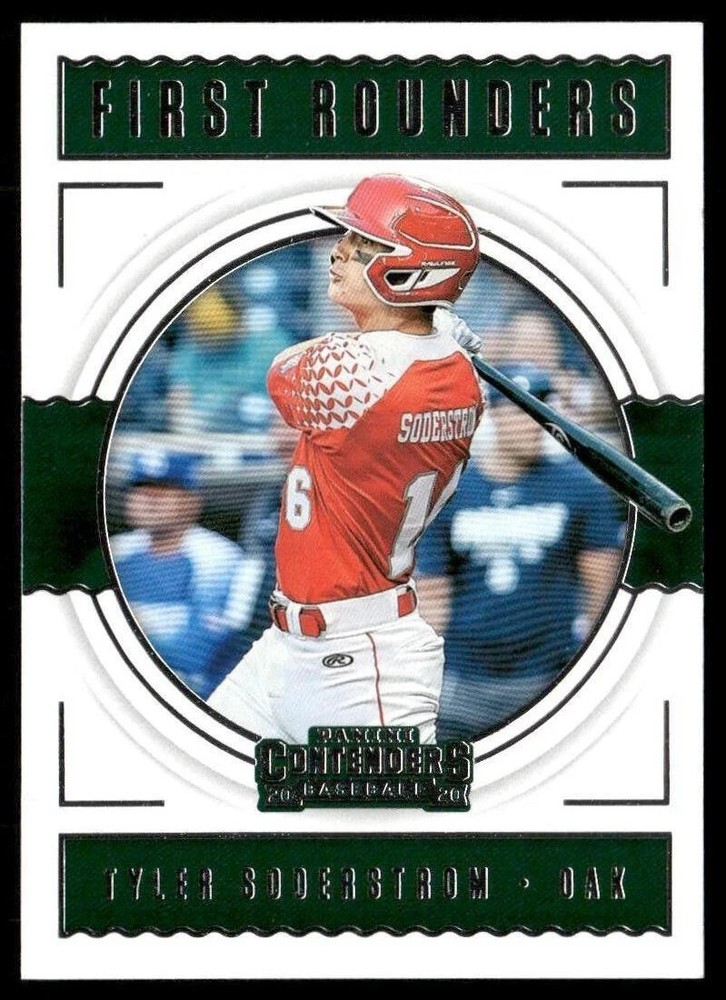 !!!      TYLER SODERSTROM  CONTENDERS   BASEBALL ROOKIE  CARD  $$