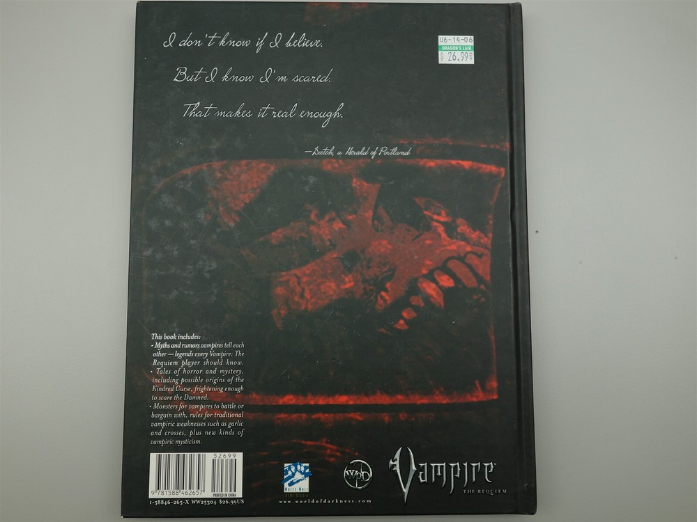 Vampire - The Requiem: Invictus (White Wolf)