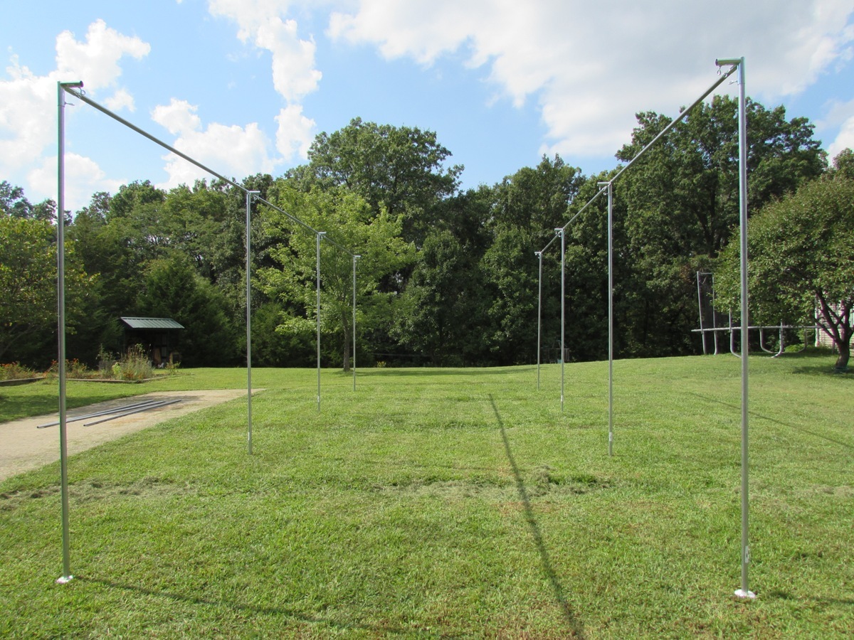 Batting Cage Frame Kit 10' x 12' x 50' EZ UP & DOWN Baseball Softball Frame Kit