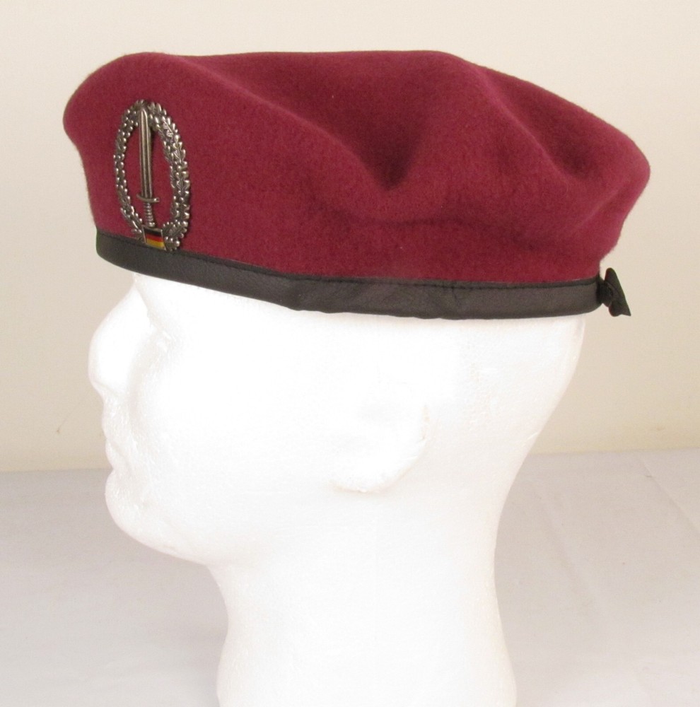 Authentic New German Military Special Operations SOF Maroon Beret J2