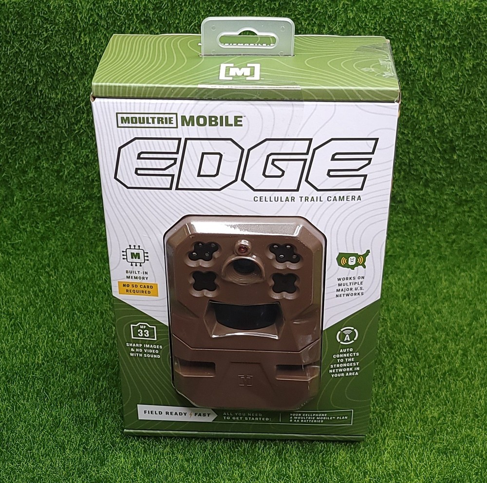 Moultrie Mobile Edge Multi-Cellular Built-in Memory Trail Game Camera #MCG-14076