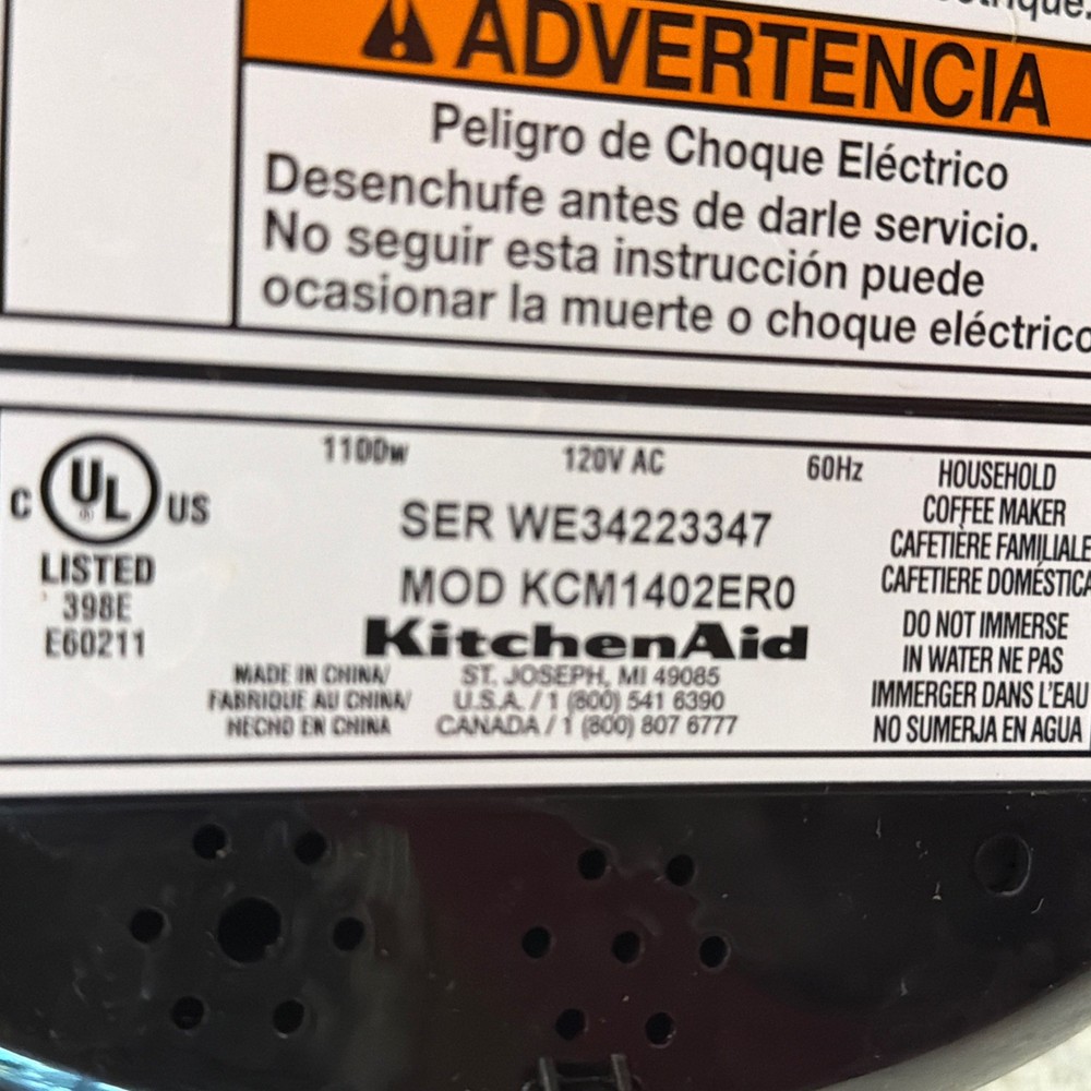KitchenAid KCM1402ER Empire Red 14-Cup Programmable Coffee Maker-tested