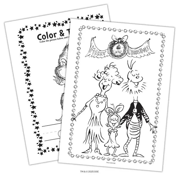 Bendon Publishing Grinch Jumbo Coloring and Activity Book