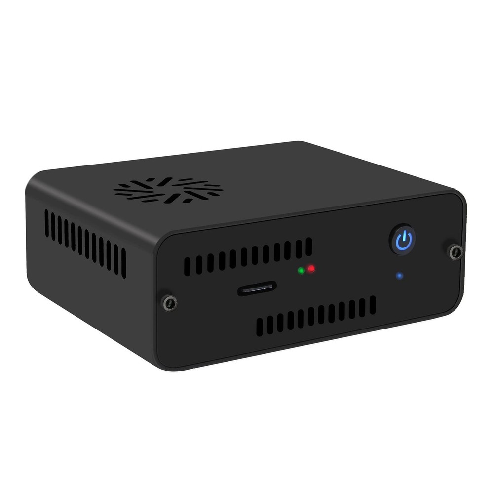 Raspberry Pi 4b with Geekworm NASPi 2.5" SATA HDD NAS Storage Kit used