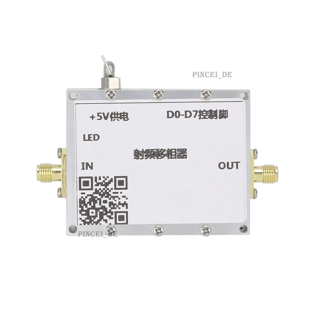 1-2.2GHz RF Digital Phase Shifter 8Bit Microwave Phase Shift SMA w/Shell