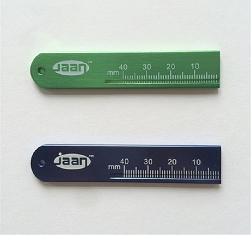 2x Dental Endodontic Instruments Root Canal Endo Ruler Span Measure Scaler
