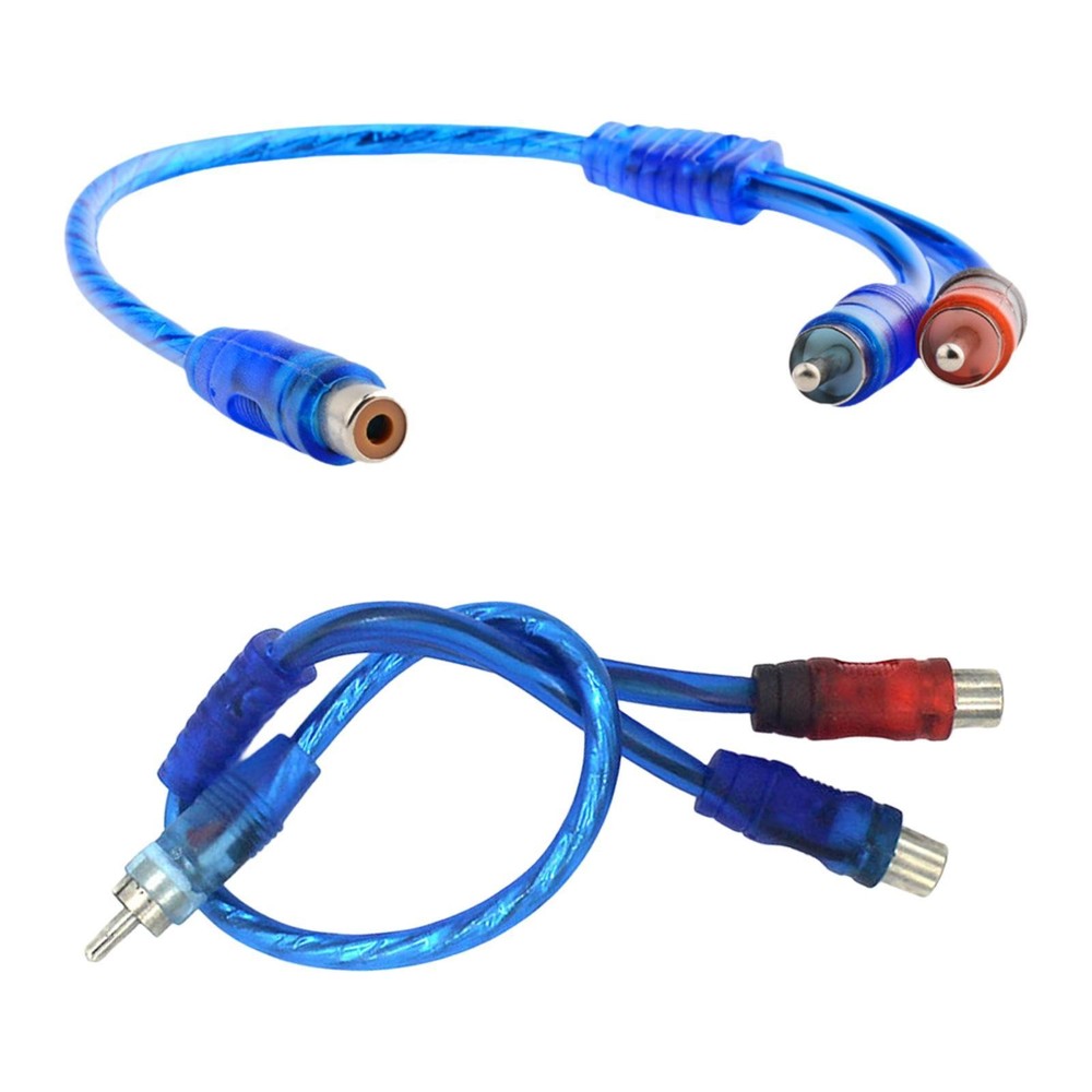 RCA Audio Cable RCA Splitter Cable Adapter for Stereo Audio System Amplifier