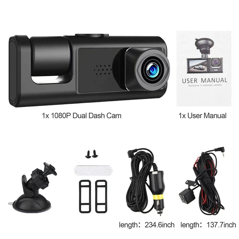 TOGUARD CE41A Front Inside Dual Dash Camera