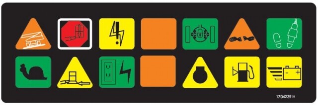 JLG 1704239 DECAL, PLATFORM DISPLAY