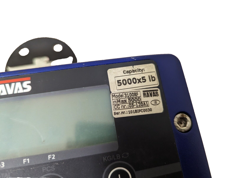 RAVAS iforks Fork Lift Digital Indicator Controller 5000x5 lb 3100RF iForks5.0