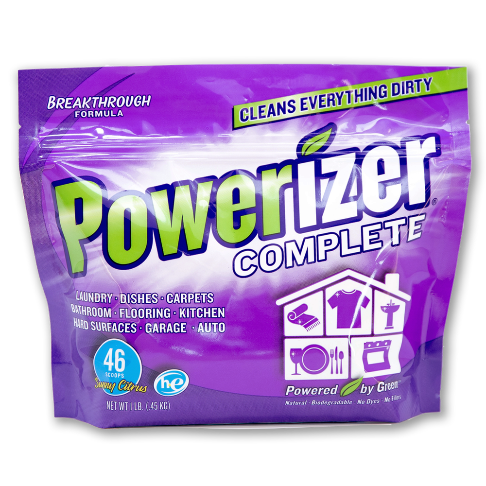 Powerizer Complete Subscription Powder Detergent & Multipurpose Cleaner | Plant-