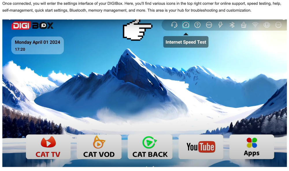 DIGIBox D3 Plus CAT VOD TV Box