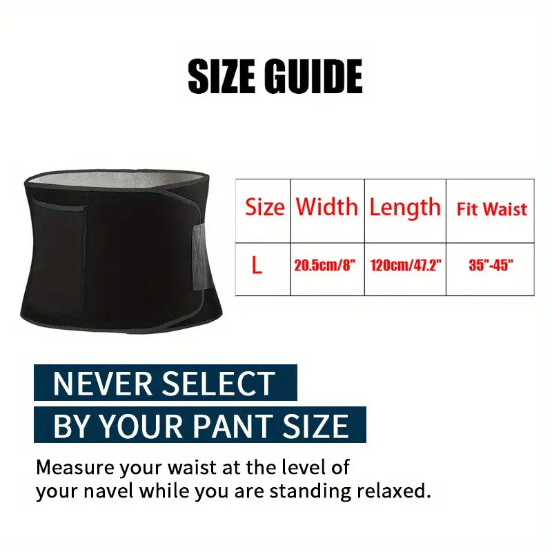 Slimming Waist Trainer & Trimmer Belt Lower Belly Fat Sweat Band Men & Women USA