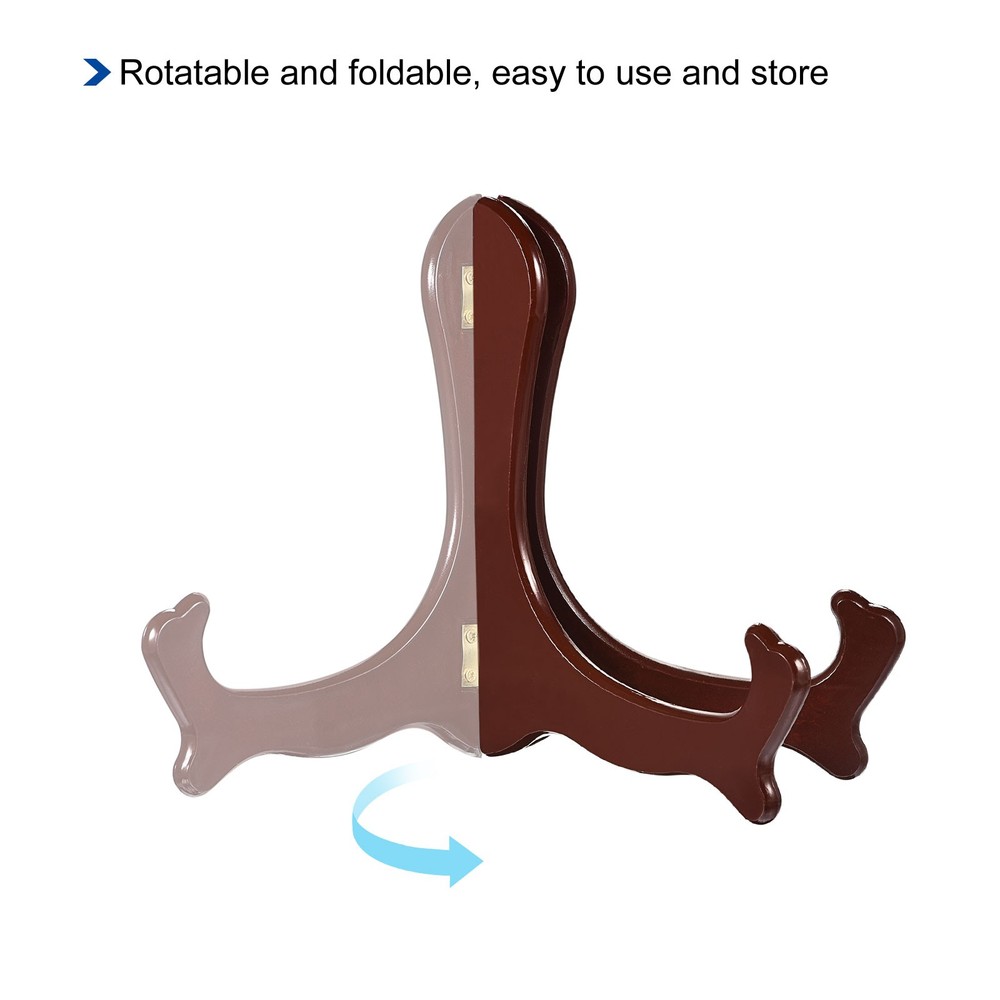 2Pcs 6.3" Easel Plate Holder DECOR Plastic Folding Display Stand