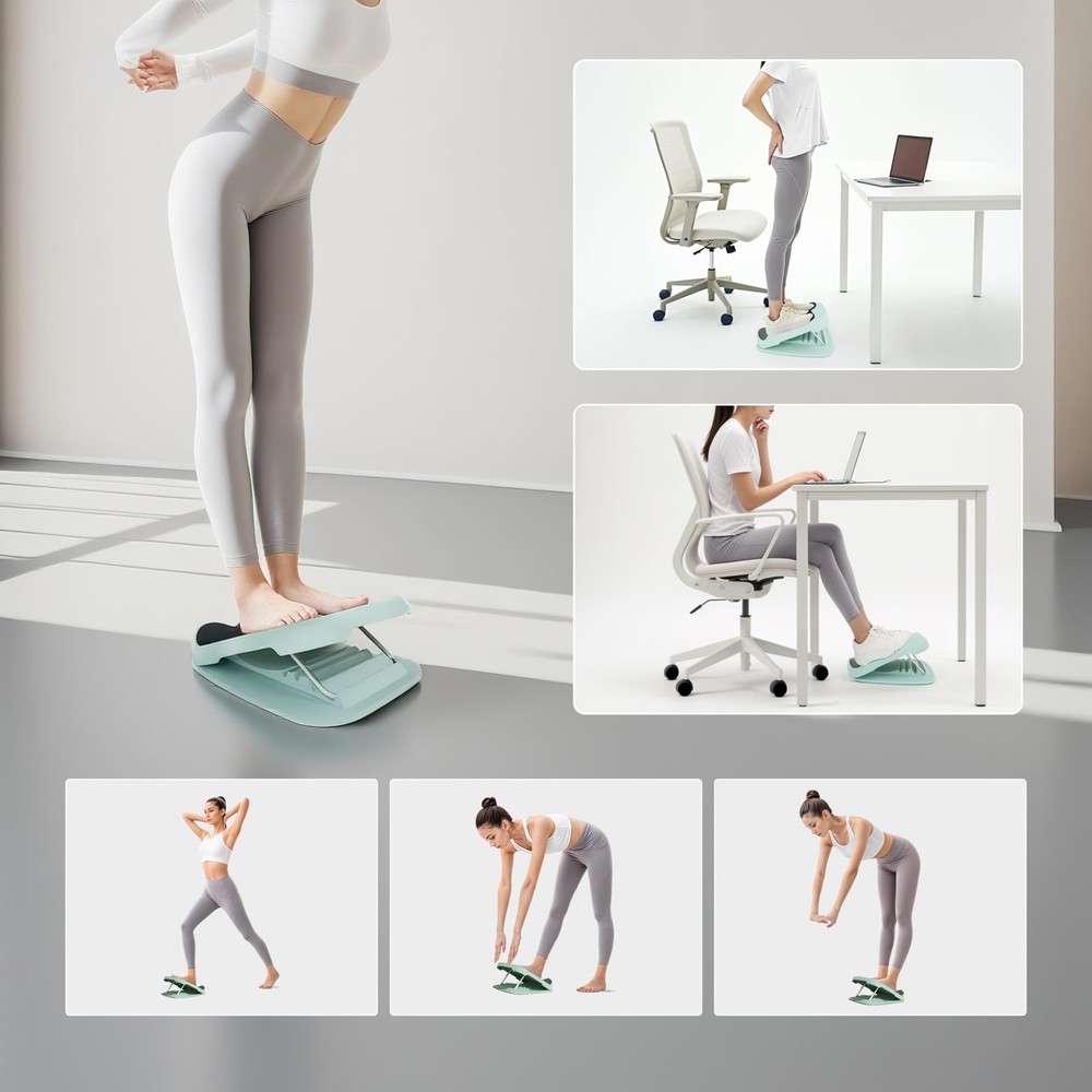 PROIRON Slant Board，Portable Adjustable Calf Stretch Board with Extra-Wid