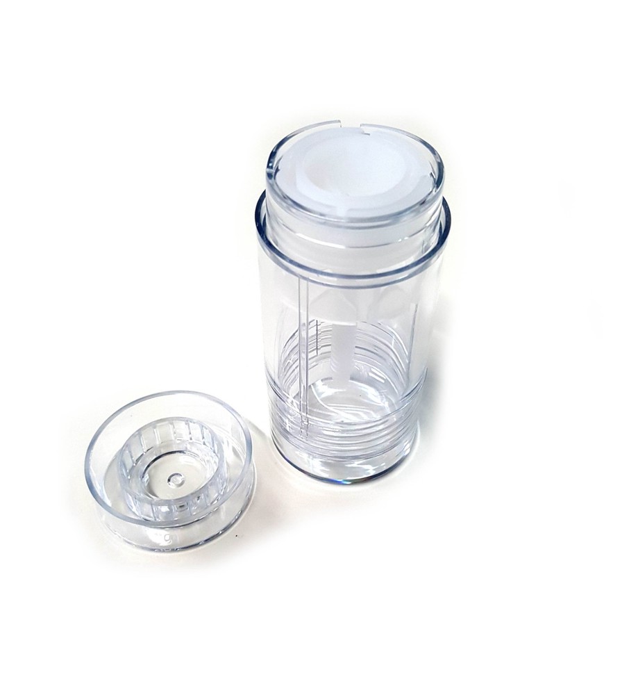 Empty Plastic Deodorant Containers - (Fancy) Reusable, Bottom-Fill 1.0 oz