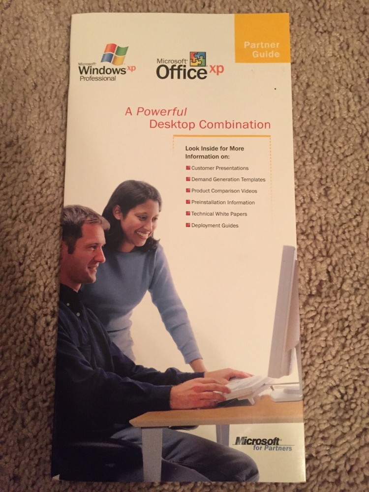 Microsoft Parner Guide Windows XP Pro Office XP Resources Kit