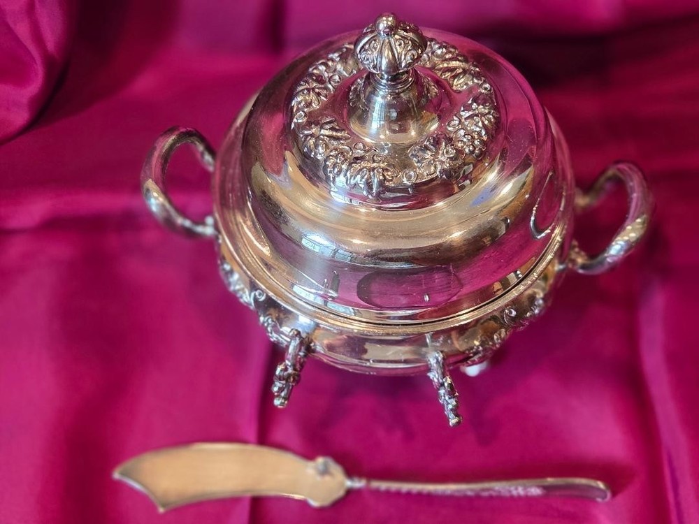 Sheridan Silver Plated Tea Set with Tray
