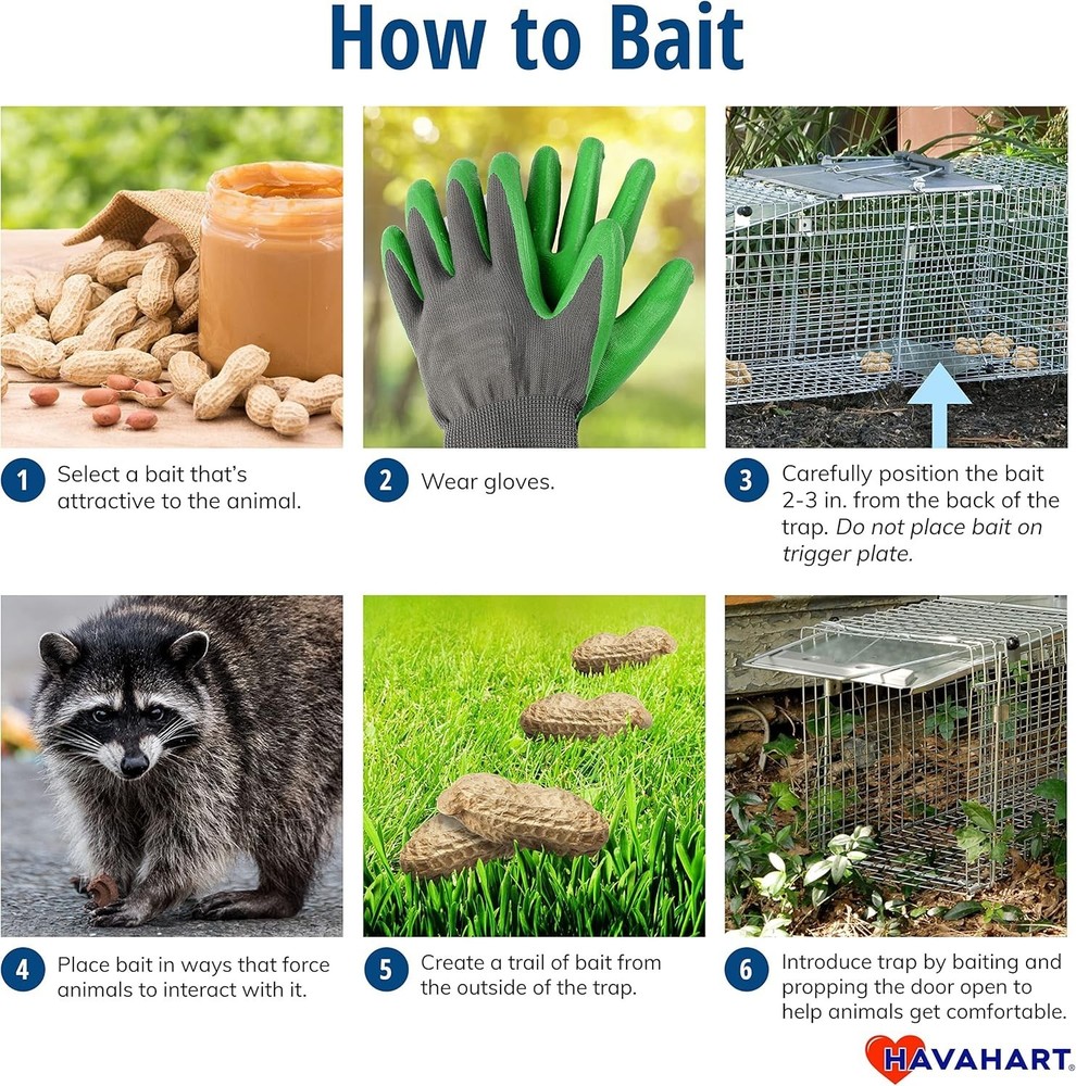 Compact Easy-Set Animal Trap - Ideal for Squirrels & Rabbits