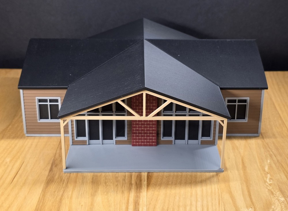1/64 Scale House 3D Model