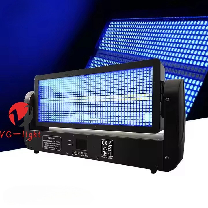 LED Strobe Light 300W Moving Head Flash DJ Chasing 12section Wash Effect Light